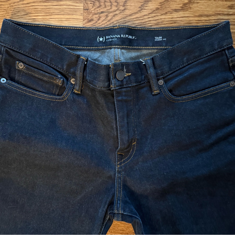 Banana Republic Men's Legacy SkinnyJeans in dark rinse